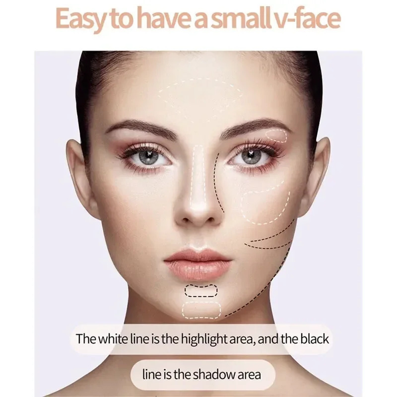 High Quality Professional Makeup Base Foundation Cream for Face Concealer Contouring for Face Bronzer Beauty Womens Cosmetics o240705