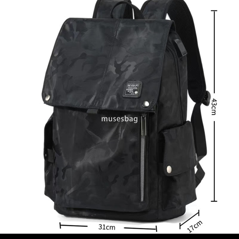 High end men's backpack with a luxurious sense of leisure commuting backpack computer bag British large capacity travel bag waterproof backpack