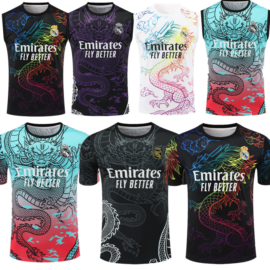 23/24/25 Men Real Madrid TRACKSUIT Football Jersey polo Set Adult Training Soccer Jerseys 2024 2025 Madrid mens Short Sleeve Tank Top