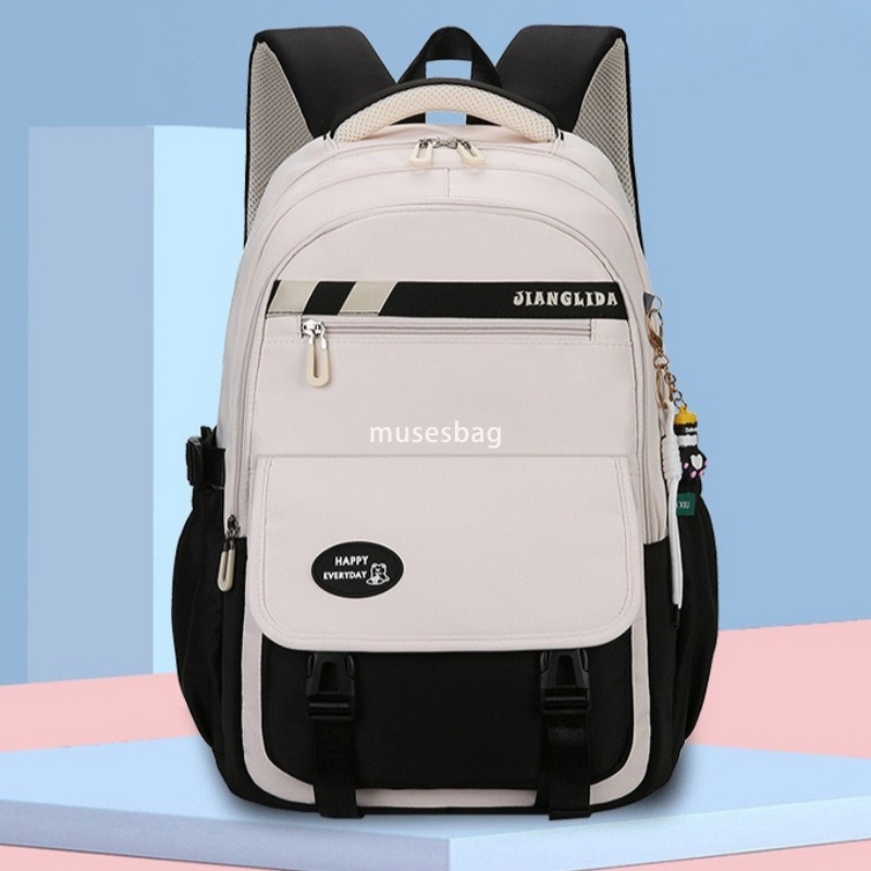 High quality women's fashionable new style simple and large capacity primary school girls backpack junior high school students backpack trendy in