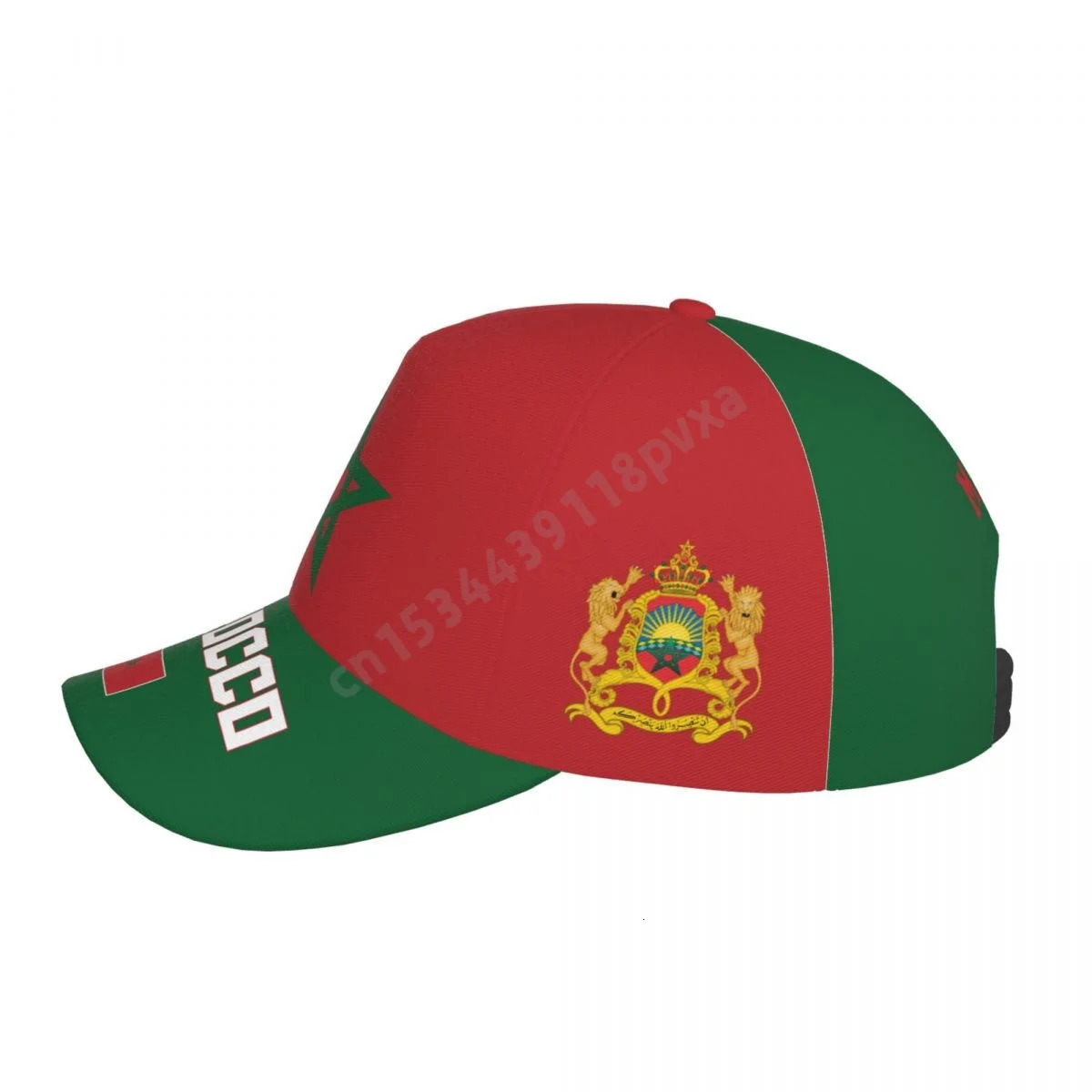 Unisex Morocco Flag Cool Moroccan Adult Baseball Cap Patriotic Hat for Baseball Soccer Fans Men Women 240625