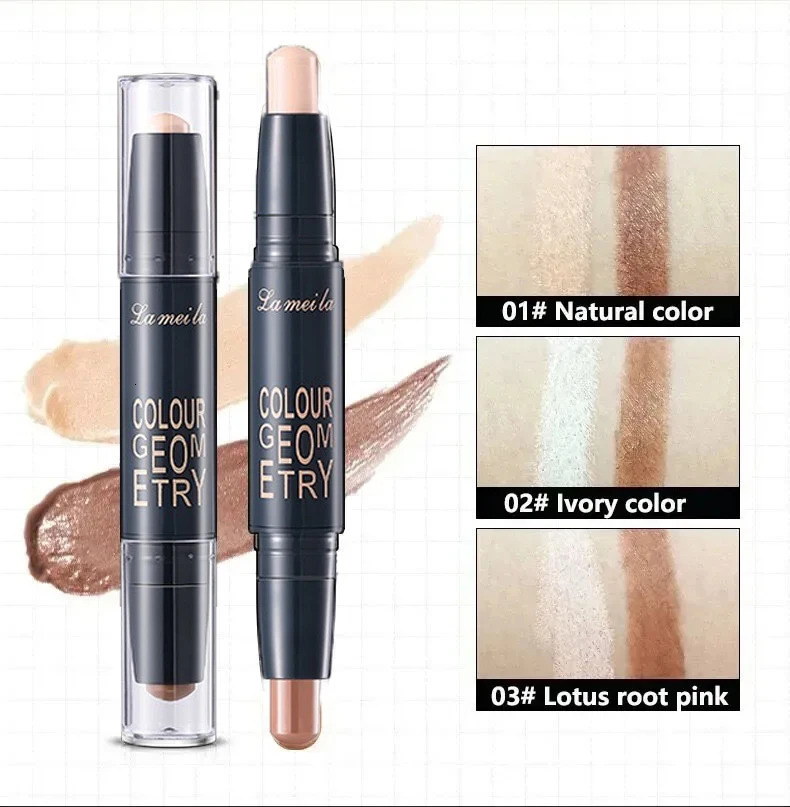 High Quality Professional Makeup Base Foundation Cream for Face Concealer Contouring for Face Bronzer Beauty Womens Cosmetics o240705