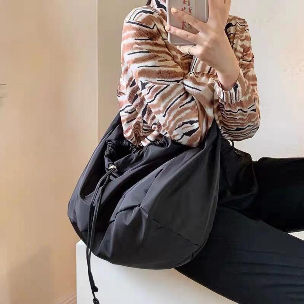 Women Solid Color Crossbody Bags Large Capacity Travel Messenger Student Haruku Handbags Ladies Eco-Friendly Shoulder Bag H7.6#28