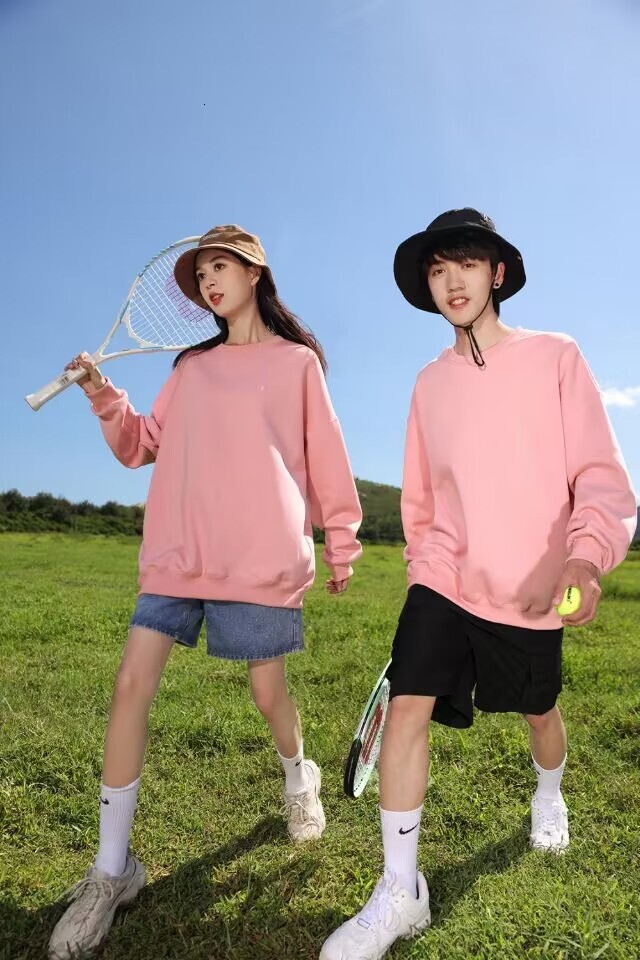 2024 autumn winter new neck plush hoodie for men Pearl style plush large drop shoulder round neck hoodie pullover trendy brand F7.6#53.9