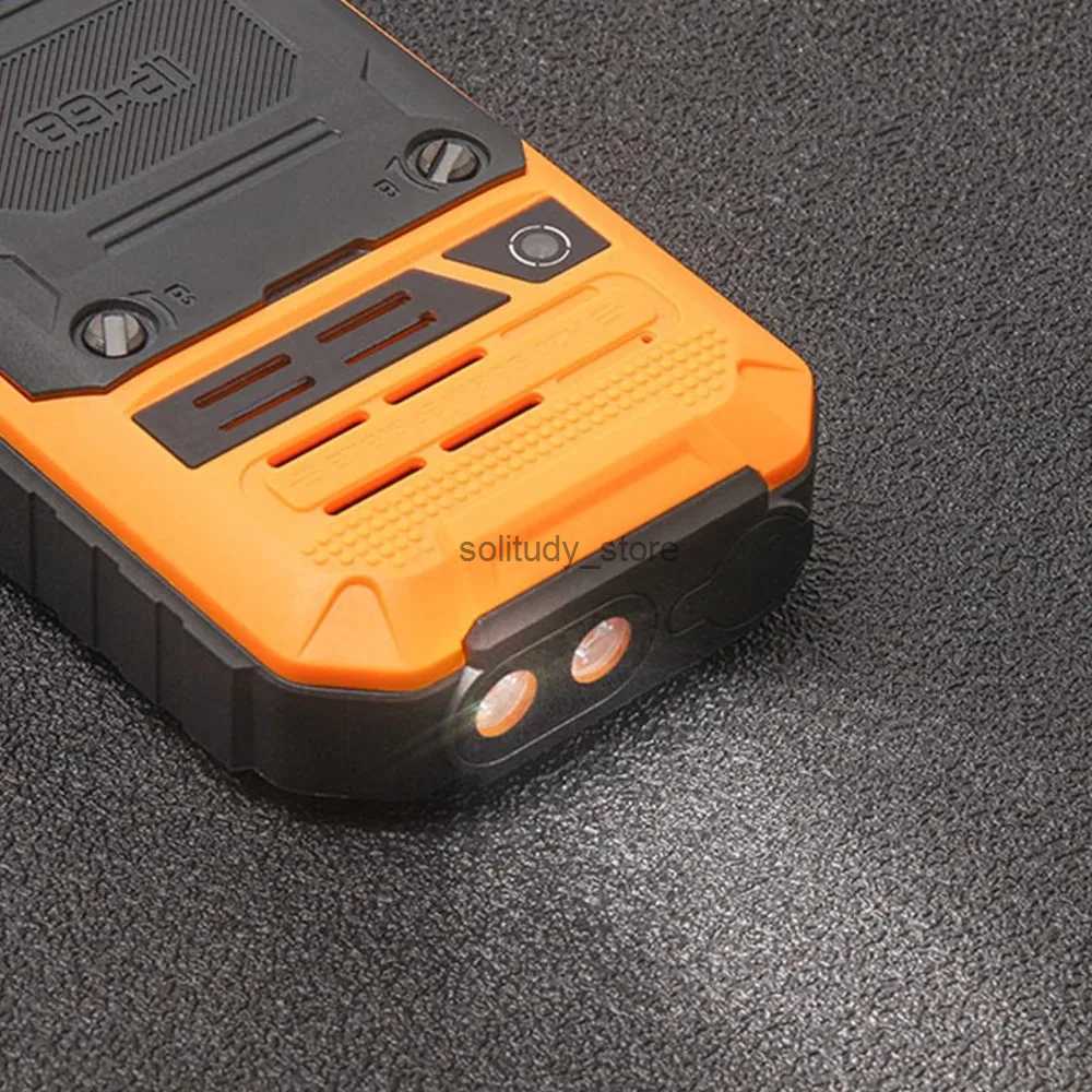 Cell Phones UNIWA S9 4G Feature Phone 2.4 Inch IP68 Waterproof SOS Button 3W Big Loudspeaker LED Light 3000mAh Battery Rugged Cell Phones Q240706