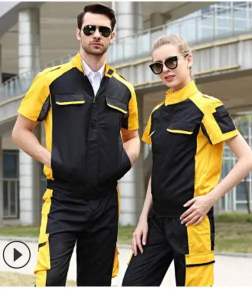 Working Clothing Workwear Men Women Worker Coveralls Workmen Uniforms Car Repairmen Workshop Fashion Work Suit Mechanical Jacket 240704