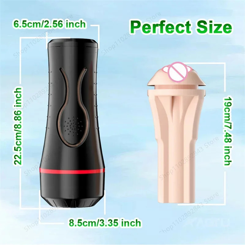 Silicone Vagina Mouth Masturbator Men Machine Masturbating Sex Toys For Women Massager Head Sexy Vagina 18 Sexy Men But Toys 240627
