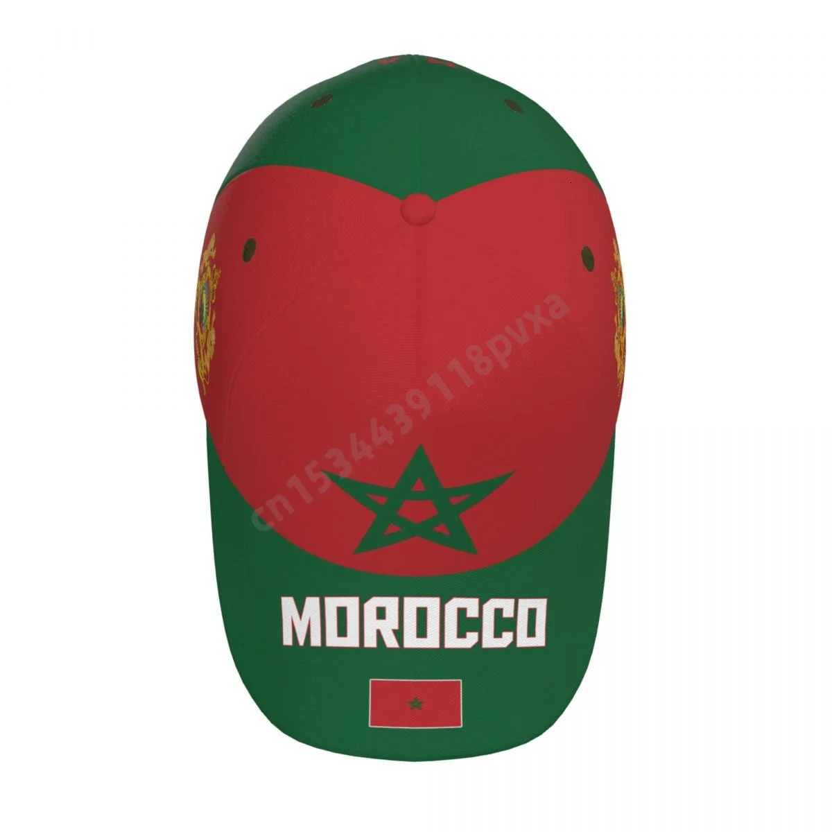 Unisex Morocco Flag Cool Moroccan Adult Baseball Cap Patriotic Hat for Baseball Soccer Fans Men Women 240625