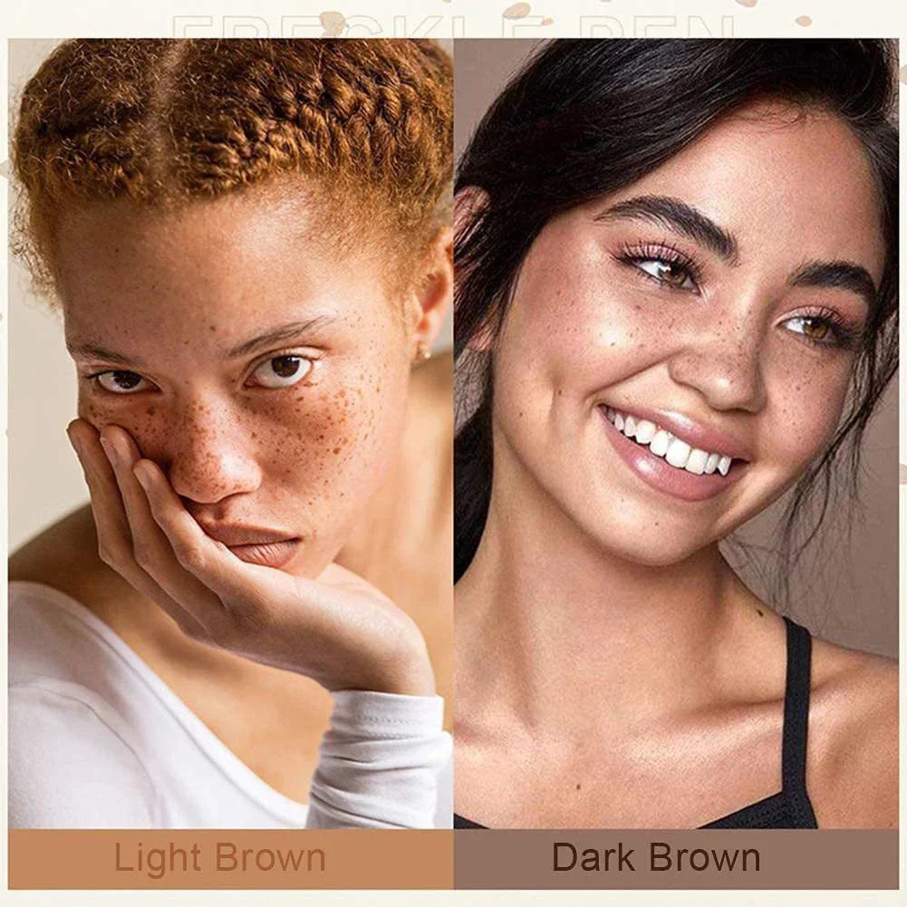 Freckle Pen Waterproof Natural Simulation Fake Spot Makeup Tool Lasting Waterproof Face Dot Spot Pen Eyeliner Durable Cosmetics i240705