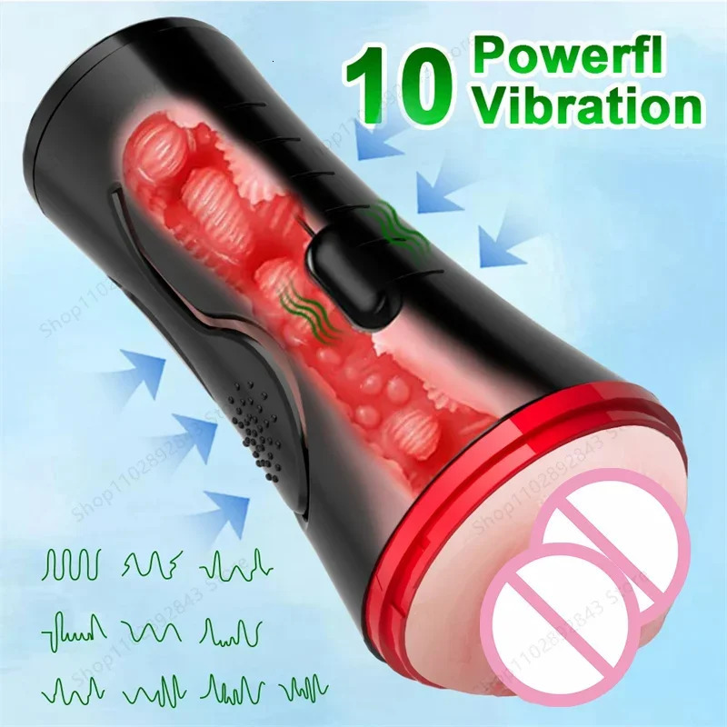 Silicone Vagina Mouth Masturbator Men Machine Masturbating Sex Toys For Women Massager Head Sexy Vagina 18 Sexy Men But Toys 240627