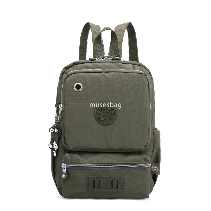 Extra high men's and women's fashionable dual-purpose bag one shoulder convertible nylon waterproof practical backpack classic multifunction