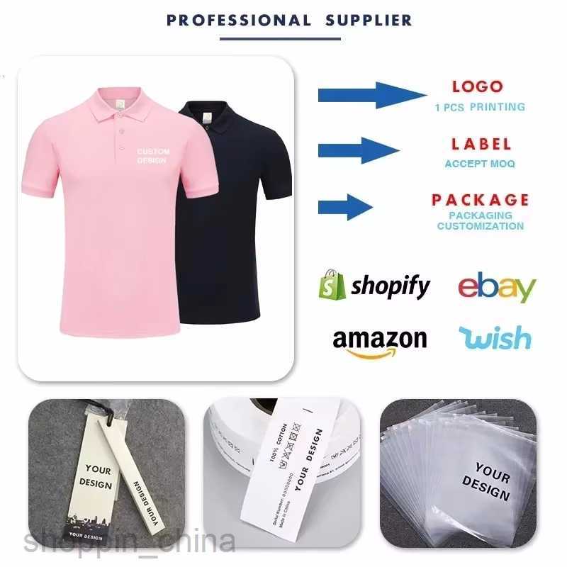 Factory price Men's Polos Shirts polyester cotton plain blank men polo shirts custom logo printed men's short sleeved embroidery polo t shir