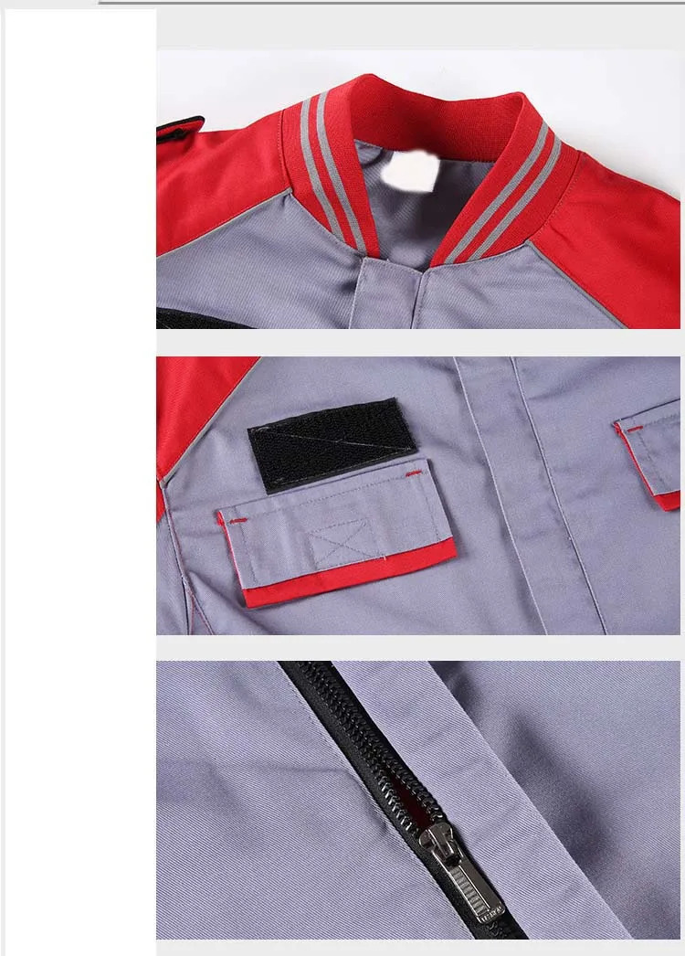 Welding Suits Workwear Clothes Men Women Long Sleeves Workmen Work Uniform Car Workshop Welding Suit Mechanical Working Overalls 240704