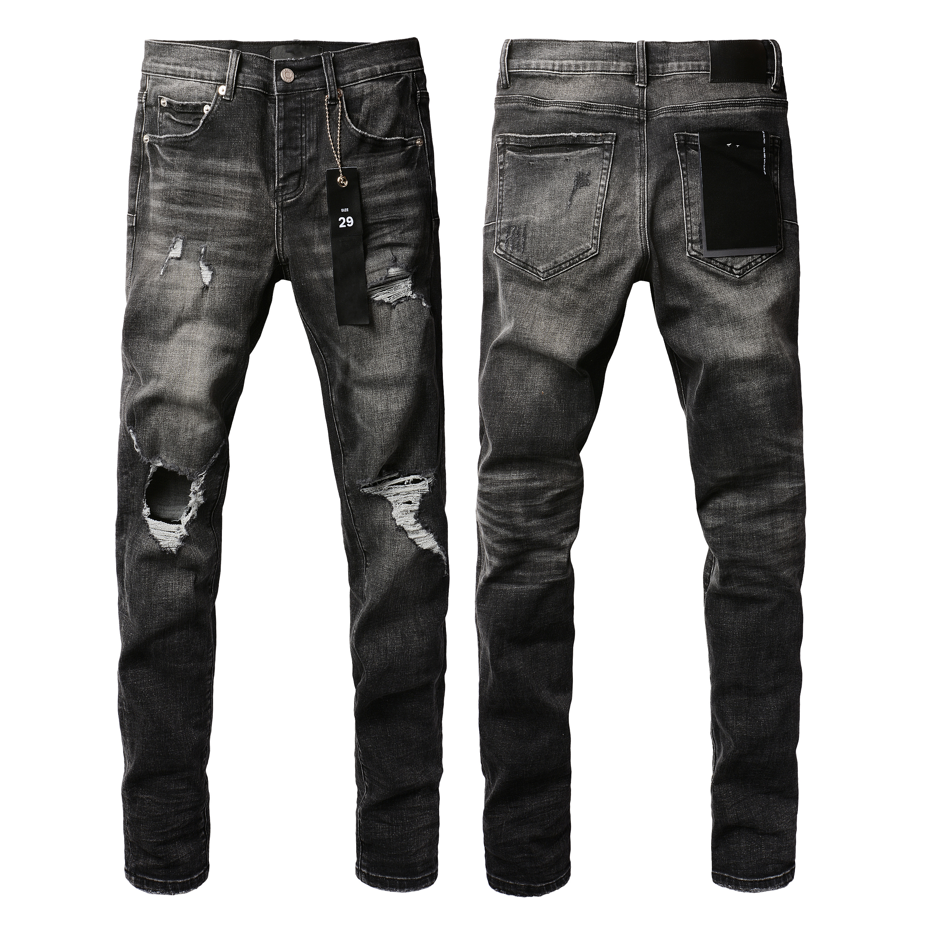 Designer -for mens Jeans Skinny Jeans mens pants trousers Ripped Pants Mens Jeans Biker Slim Straight Skinny Pants Designer Fashion Vintage Pant Men Us size 40