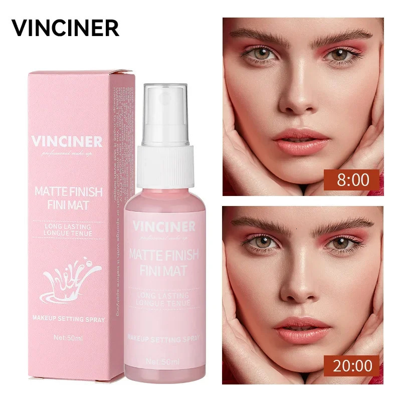 Hydrating Moisturizing Setting Spray Long-lasting Refreshing Non-removal Female Primer Portable Matte Liquid Makeup Fixing Spray 240712