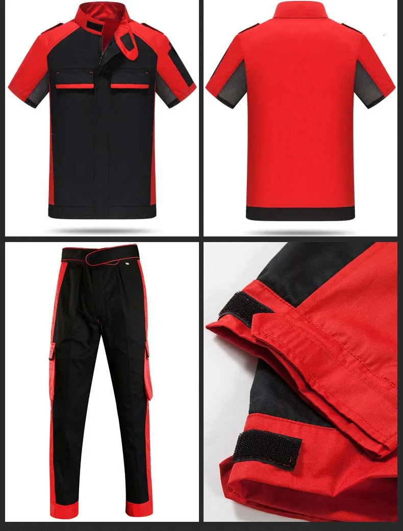 Working Clothing Workwear Men Women Worker Coveralls Workmen Uniforms Car Repairmen Workshop Fashion Work Suit Mechanical Jacket 240704