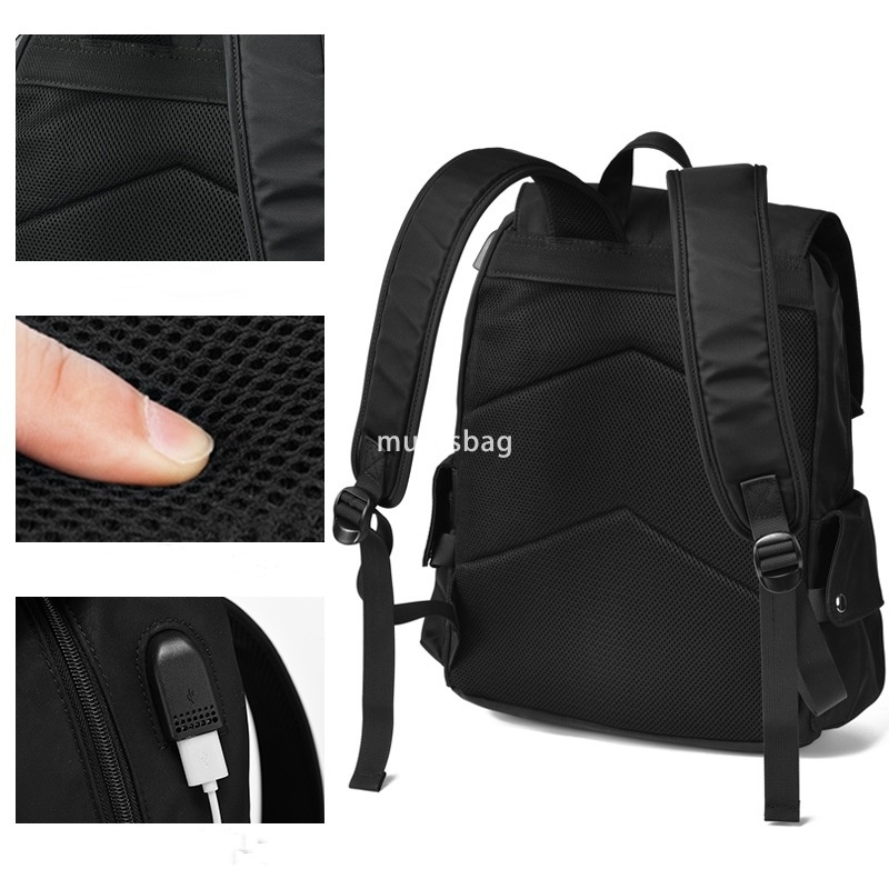 High end men's backpack with a luxurious sense of leisure commuting backpack computer bag British large capacity travel bag waterproof backpack