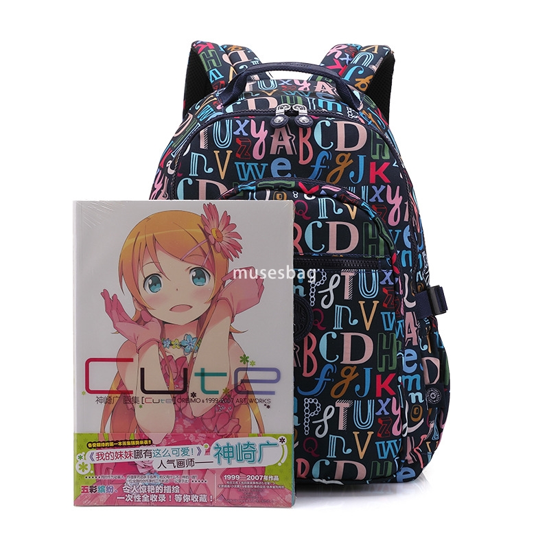 Fashionable women's high-end mix and match trend backpack daily classic versatile backpack casual travel lightweight backpack student backpack