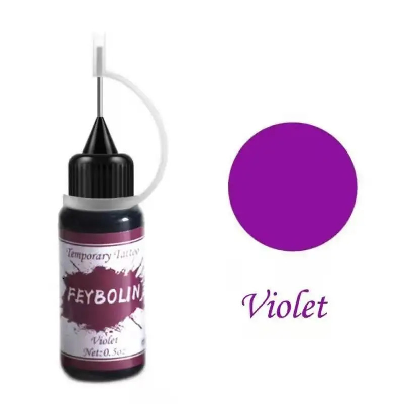 2/4/6 pieces of ink henna male tattoo temporary semi anent tool plant tattoo milk art tattoo female tattoo color 240705