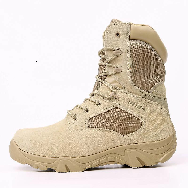 Military Trekking Shoes Men Waterproof Hiking Shoes Mountain Boots Size 48 Woodland Hunting Tactical Shoes Hiking Shoes 240705