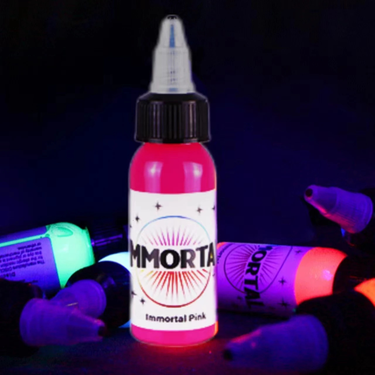 15ml bottle of professional fluorescent tattoo ink purple micro pigment UV ink body painting tattoo pigment 240705