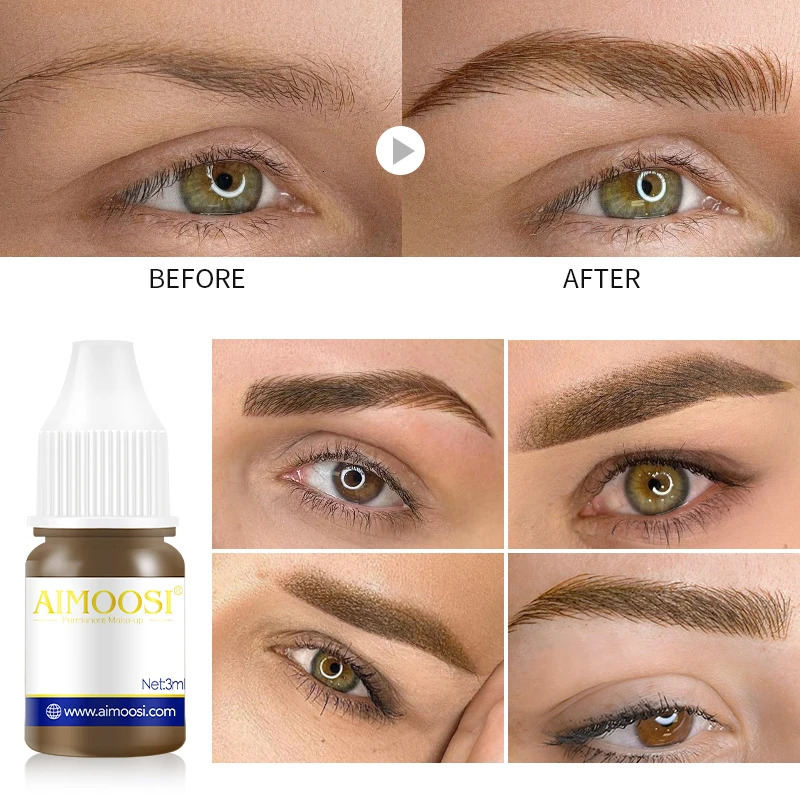 AIMOOSI l beaded tattoo pigment eyeliner lipstick eyeliner semi anent body art luster coloring makeup spray gun 240705