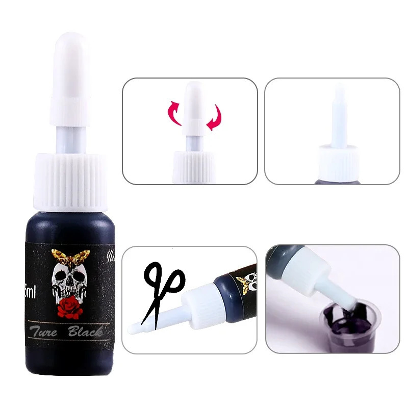 5ml tattoo ink pigment body art multi-color tattoo ink professional beauty pigment makeup tattoo products semi anent eyebrows 240705