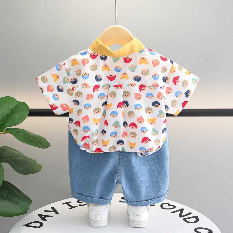 Clothing Sets Children Boys Casual dinosaur Shirt Shorts 2Pcs/Sets New Summer Baby Clothes Suit Toddler Costume Infant Outfits Kids Tracksuits