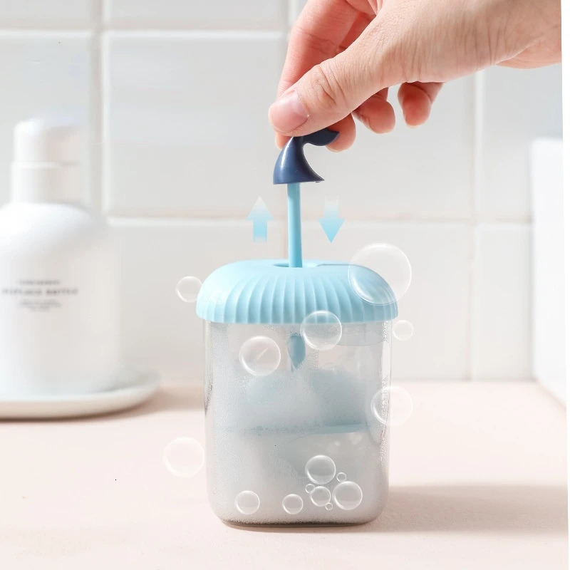 Portable Foam Maker Cup Cartoon Bubble Foamer Maker Cleanser Foam Cup Wash Soap Dispensers Bubbler for Face Clean Tools 240705