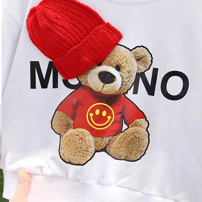 Clothing Sets Spring Autumn Children Clothes For Baby Boys Cartoon Bear Sweater + Pants 2Pcs/Set Toddler Casual Sportswear Kids Tracksuits