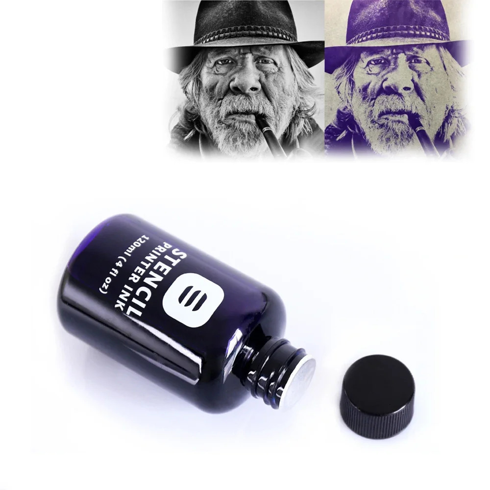 Tattoo template printing ink 4oz transfer tracking paper A4 inkjet transfer machine special ink tattoo accessories technology 240705