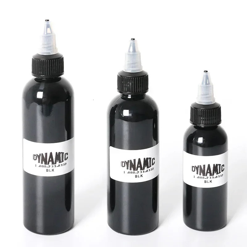 60/90/120ml black tattoo ink pigment professional DIY tattoo pigment anent tattoo ink body art pigment set high-quality 8ml 240705