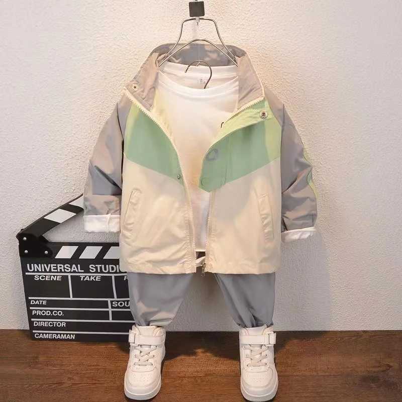 Clothing Sets Boys Clothing Tracksuit Children Teenage jacket + Cotton Pants 2pc Kids New Suit Clothes Boy 2024 New Kids Outfits