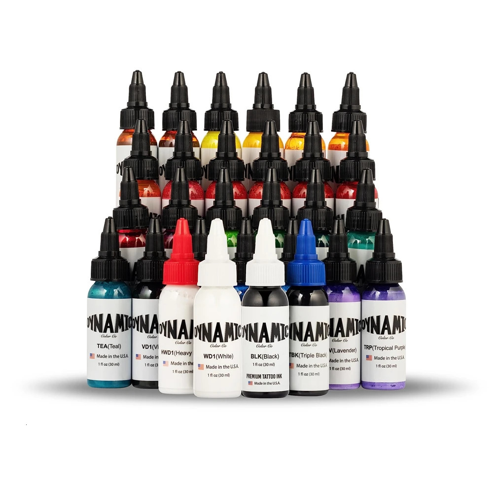 7 pieces/batch 30ml tattoo ink pigment body art tattoo kit professional beauty painting makeup tattoo products semi anent 240705