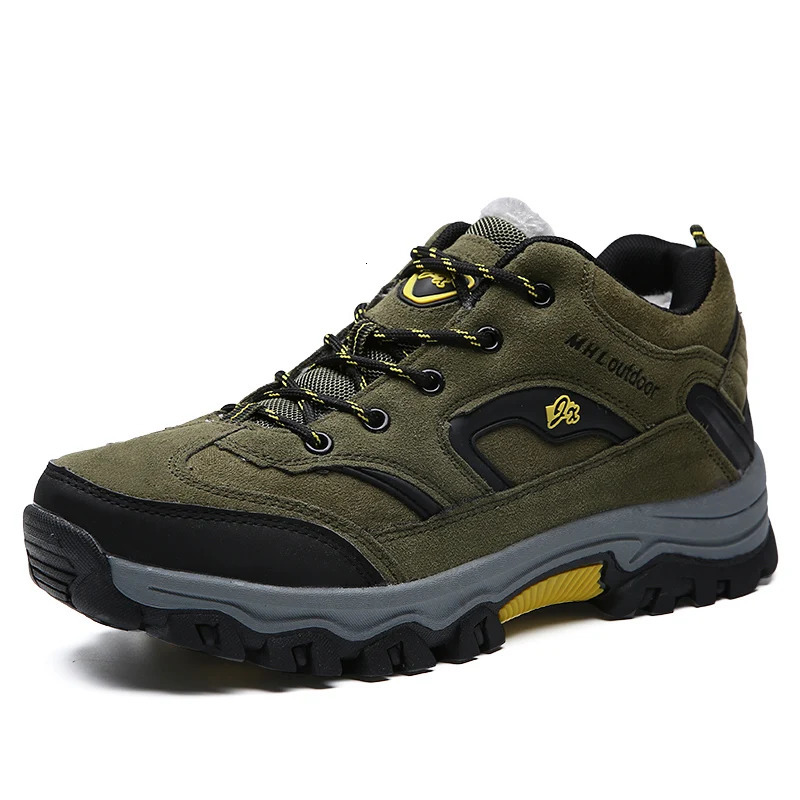 Spring Autumn Hiking Shoes Men Outdoor Snow Men Boot Waterproof Trekking Mountain Boots Sneakers Men Shoes Large Size 36-47 240705