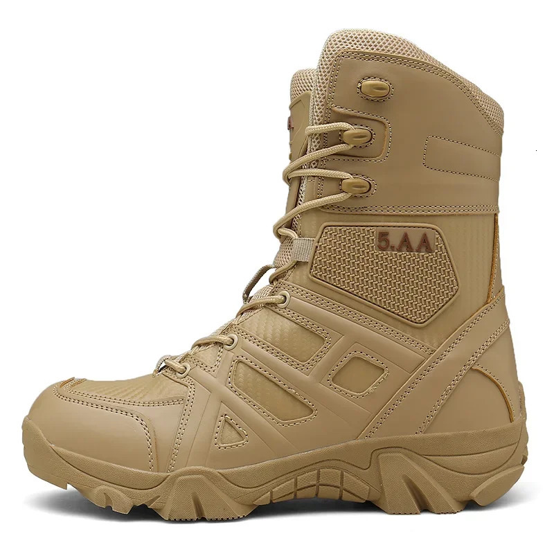 Hiking Shoes Tactical Sneakers Boots Man Work Safty Shoes Men With Side Zipper Desert Combat Boots Men Waterproof size 47 240705