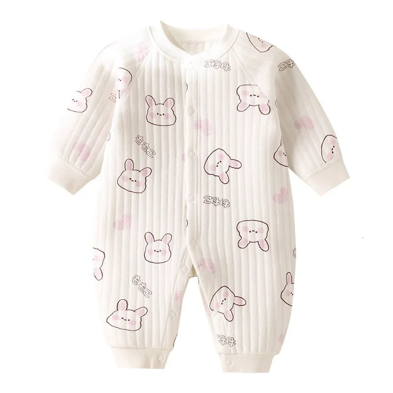 Baby Girl Clothes 2024 born 100 Cotton Long Sleeve Bodysuits Onepieces Knitting Jumpsuits For Outfit 240703