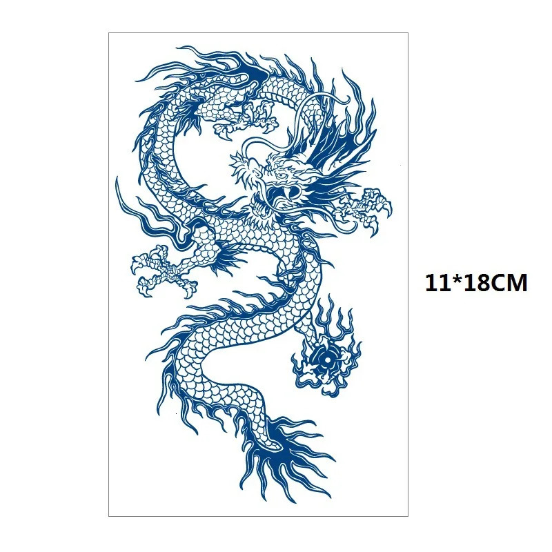 Semi anent herbal gradient tattoo sticker jellyfish planet feather snake large pattern water transfer tattoo lasts for 15 days 240705