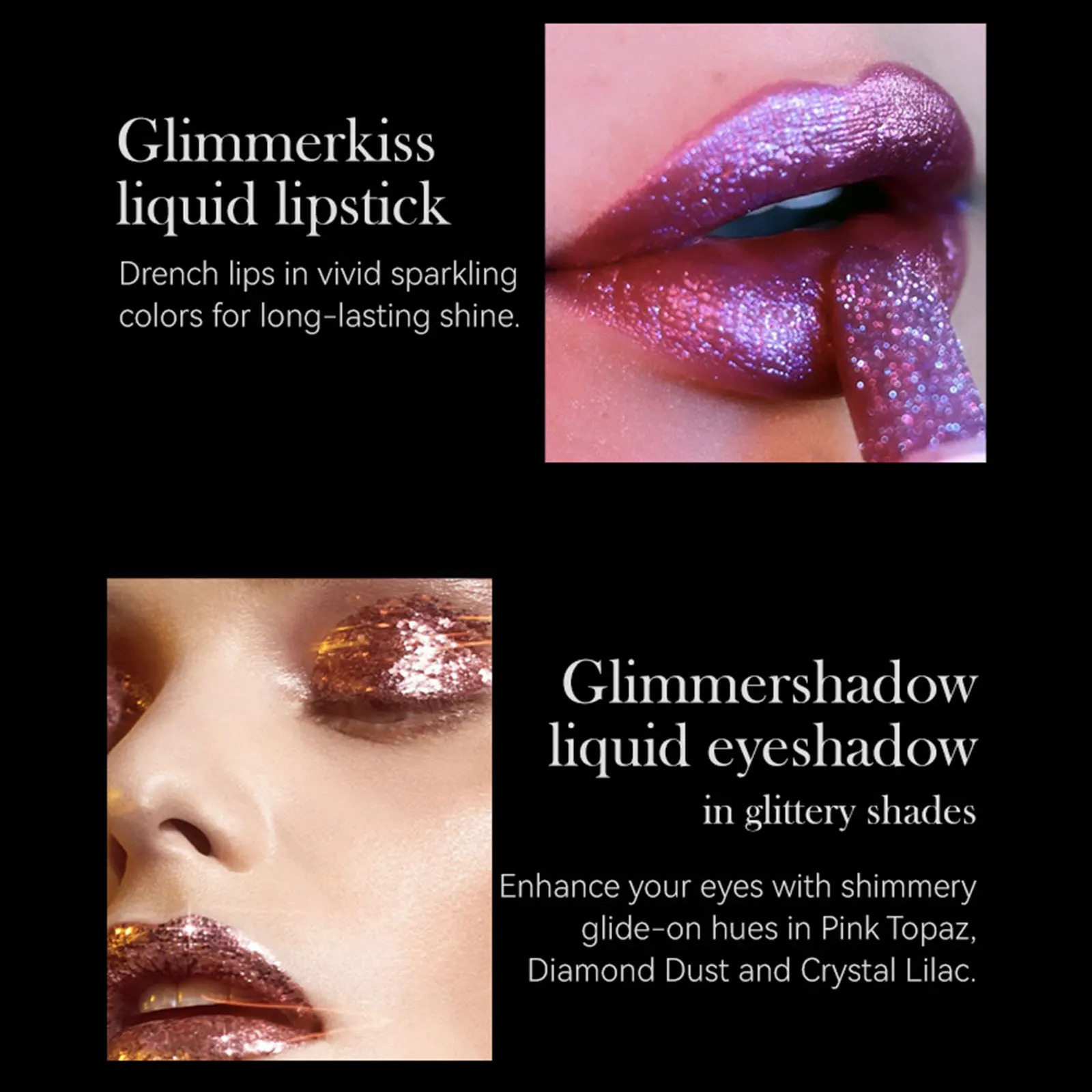 7 Colors Glitter Lipstick Waterproof Long Lasting Diamond Pearlescent Metallic Non-stick Cup Lipstick Women Lips Makeup Cosmetic o240705