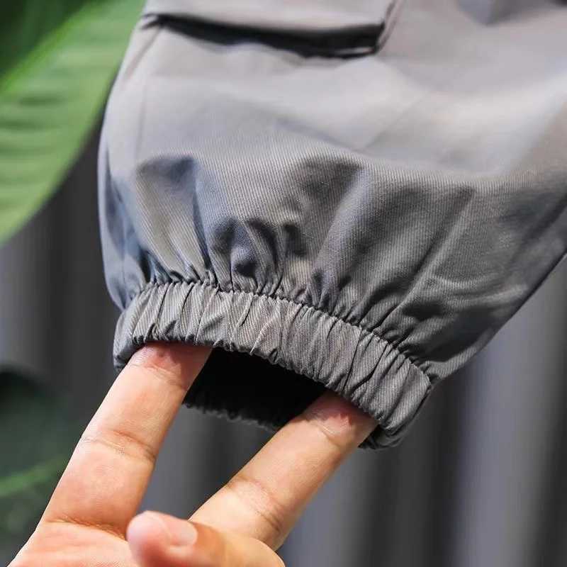 Clothing Sets Boys Long Sleeved Windproof Sets New Handsome Boys Spring Autumn Two Color Patchwork Childrens Wear Baby Sports Two Piece Set