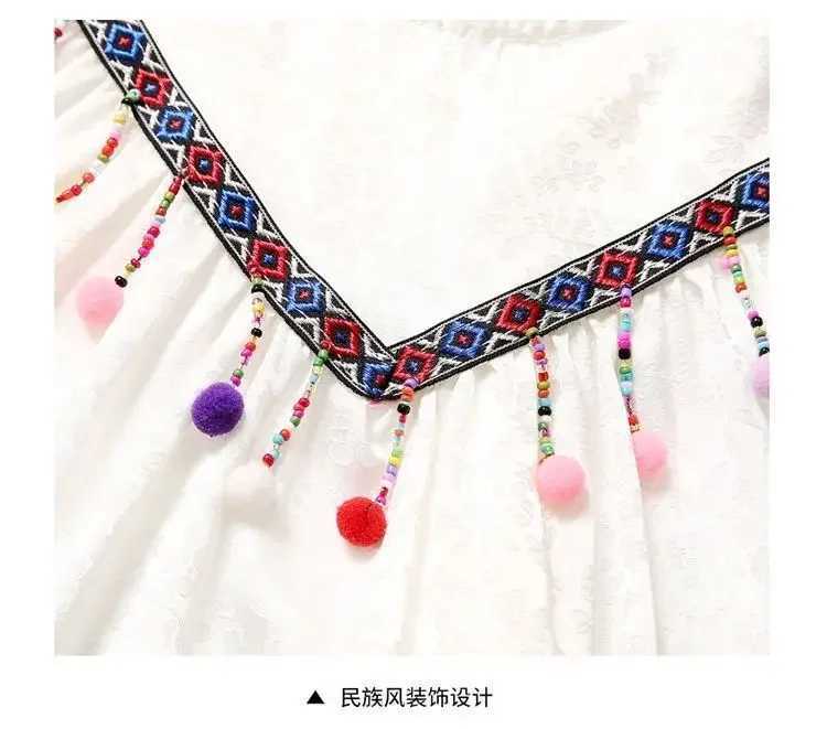 Clothing Sets Girls Suit Dopamine Wear Vest + Ethnic Style Loose Trousers 2-piece Set Outer Wear Fashionable Summer Baby Girl Thin Loungewear