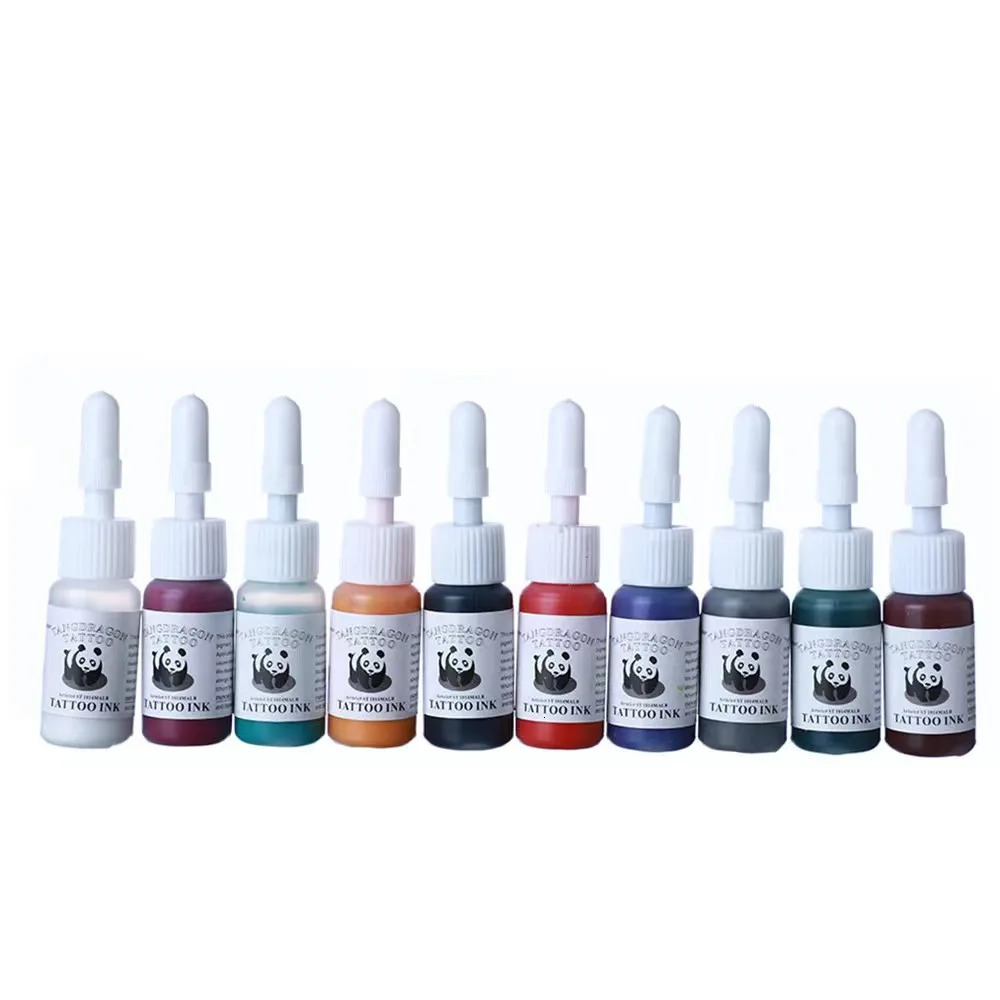 6/8/10 colors professional tattoo ink set tattoo consumption long-lasting painting body art supplies 240705