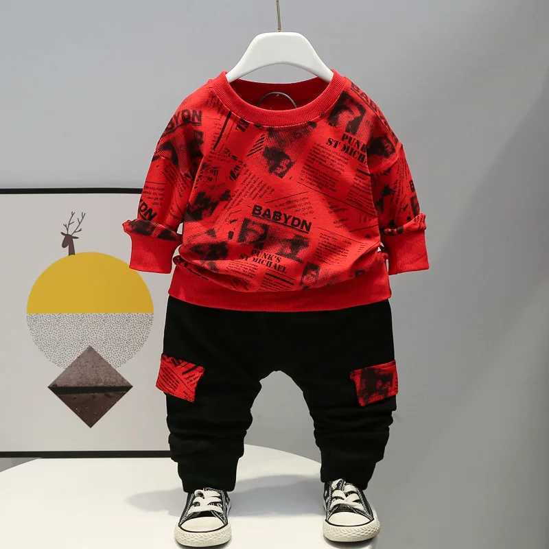 Clothing Sets Spring Autumn Children Cotton Clothing Sets Baby Boys Girls Clothes Kids Sport T-shirt Pants 2Pcs/Set Fashion Toddler Tracksuits