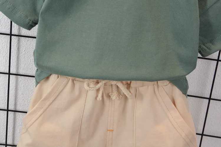 Clothing Sets New Children Baby Boy Clothes Summer Fashion Letter T Shirt Shorts 2Pc/Sets Toddler Casual Sportswear Kids Tracksuits 1-5 Years