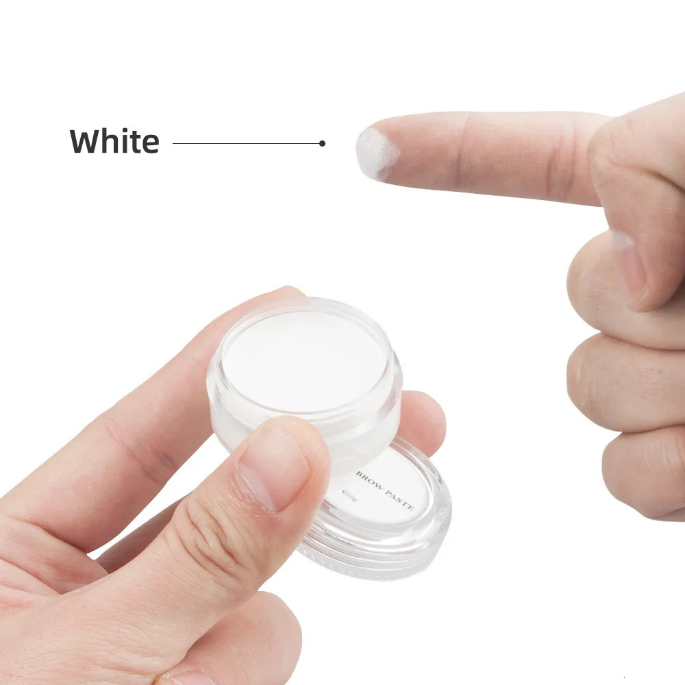 White/pink tattoo eyebrow cream beads eyeliner mark anent makeup sticker eyebrow lip tool PMU accessories supply 240705