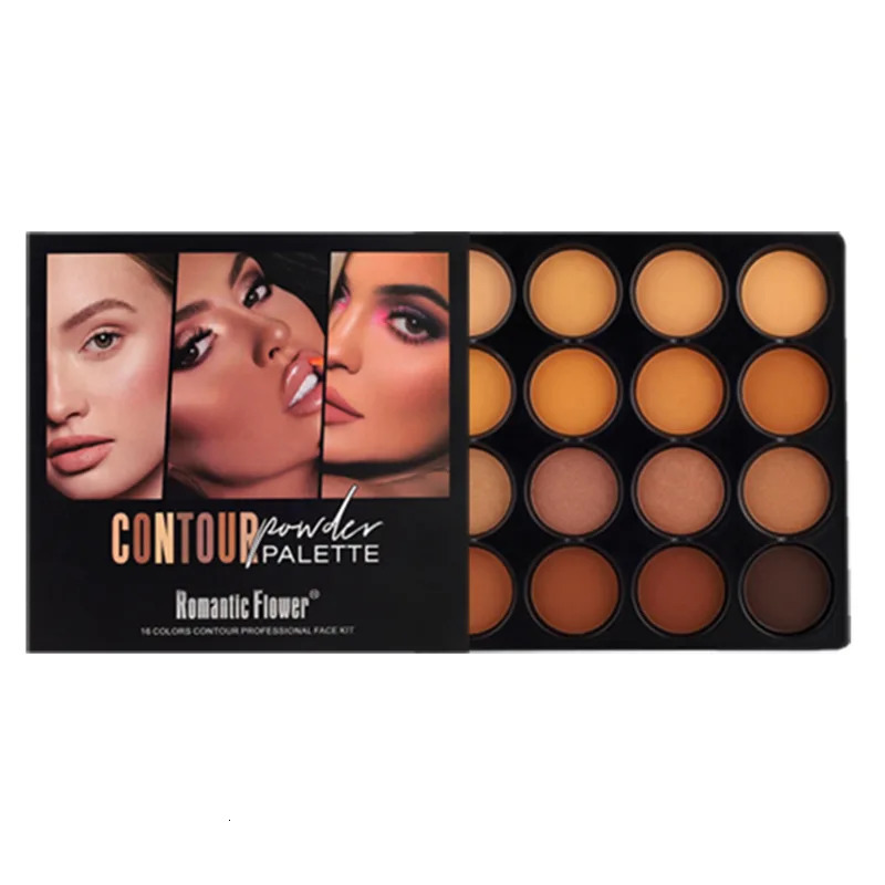 Coffee Color Contour Palette Makeup 12 Colors Long-Lasting Matte Eyeshadow Face Highlighters Make Up Contouring Powder Cosmetics 240705