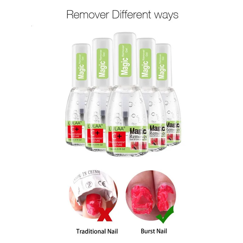15ML nail polish burst gel nail polish r soap nail cleaner quick manual semi anent r varnish nail art tool 240705