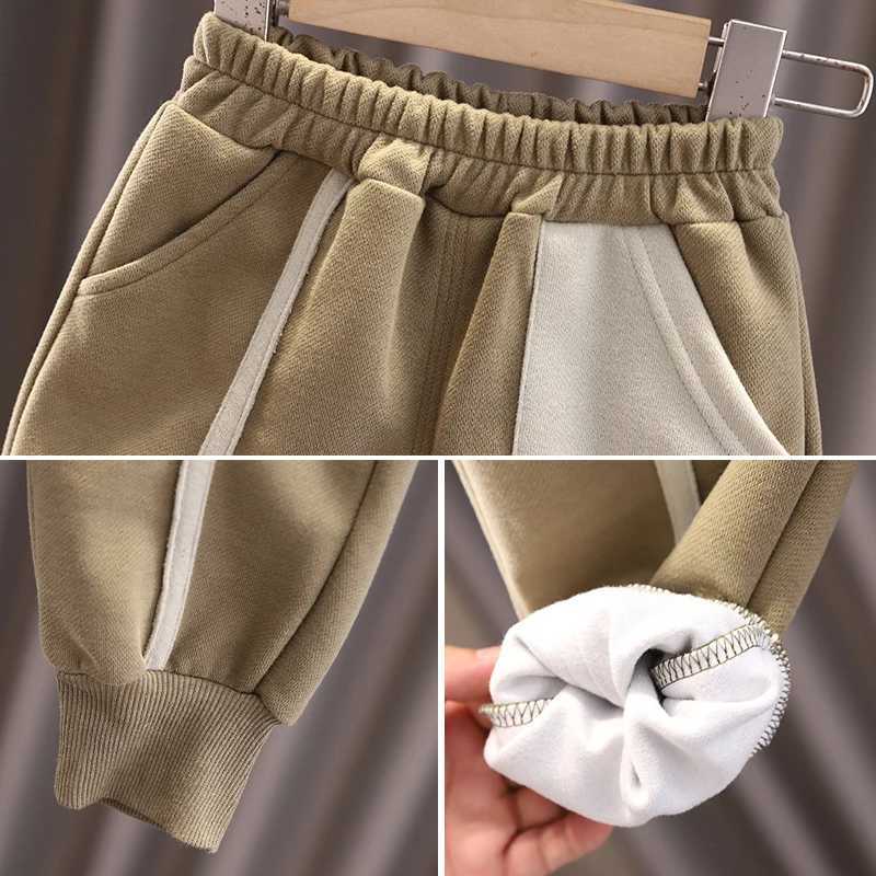 Clothing Sets 2023 New Baby Boys Clothing Set Spring Autumn Children Cotton Patchwork Tops Pants 2Pcs Outfits Kids Sportswear Casual Costume