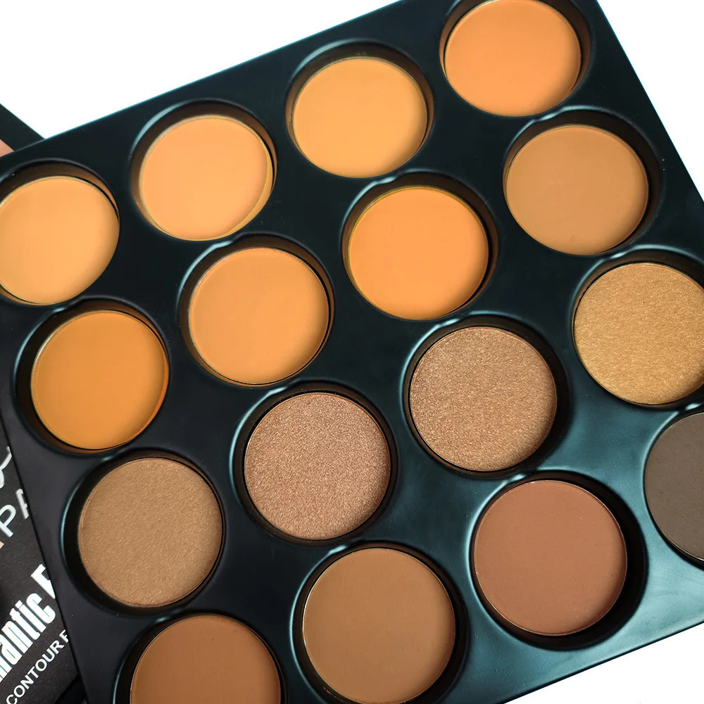 Coffee Color Contour Palette Makeup 12 Colors Long-Lasting Matte Eyeshadow Face Highlighters Make Up Contouring Powder Cosmetics 240705
