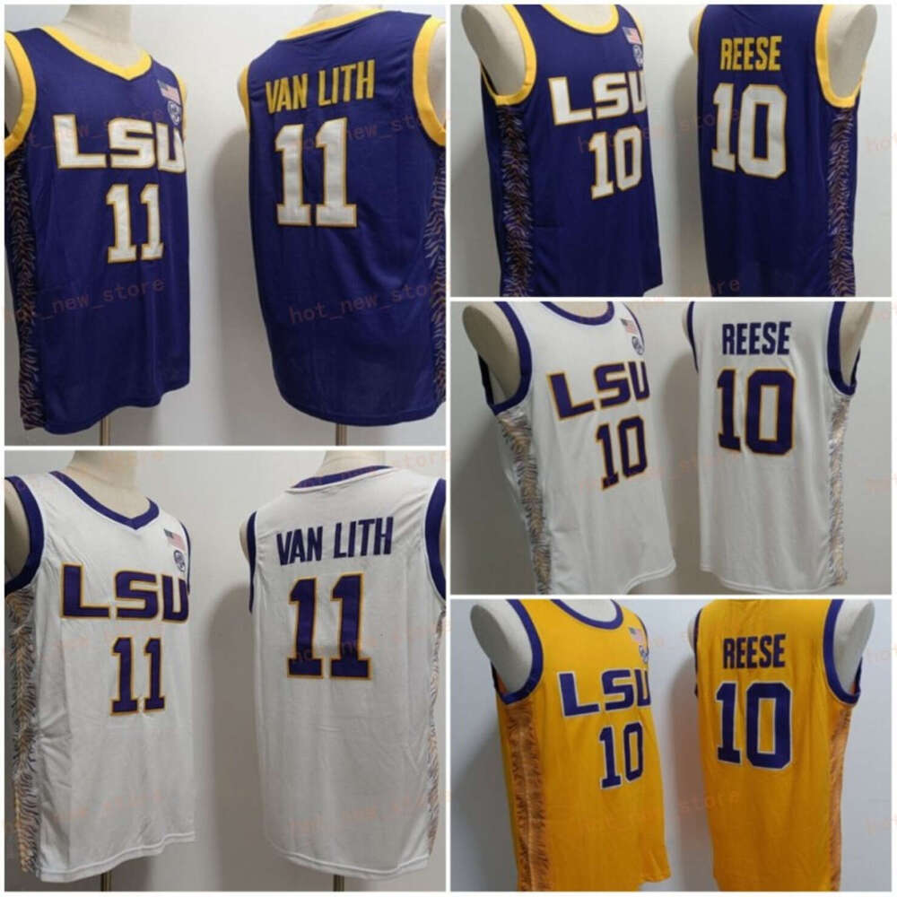 Angel Reese LSU Tigers Basketball Jersey Mens Womens Stitched Hailey Van Lith LSU Jersey